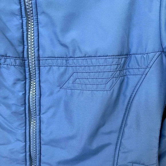 Anba of Austria VNTG 80s/90s size 14 Blue Puffer SKI Jacket Made in Austria - Picture 3 of 15
